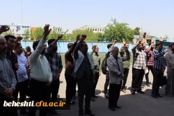 تجمع و اعلام همبستگی اساتید، کارکنان و دانشجو معلمان مرکز شهید بهشتی در حمایت از دانشگاهیان حامی مردم بی گناه غزه  5