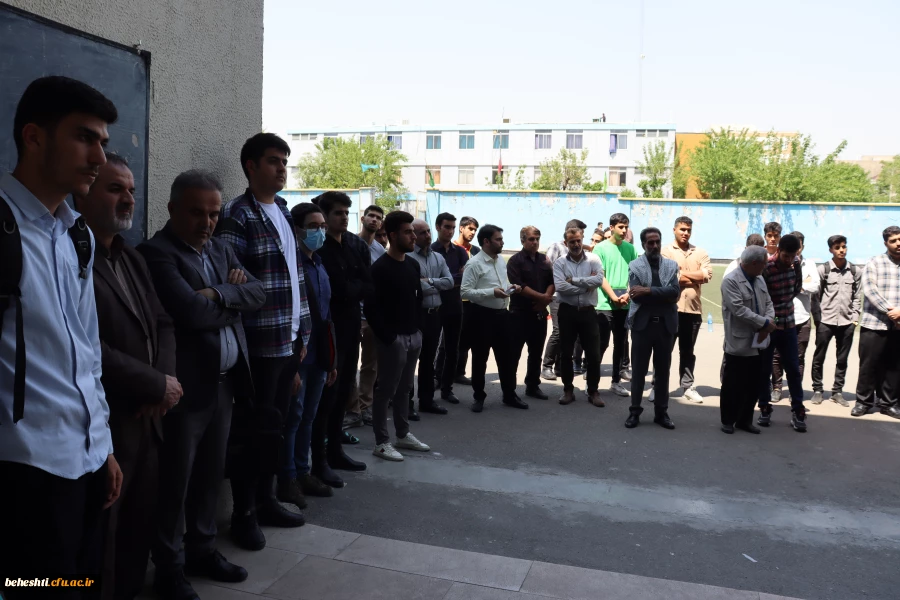 تجمع و اعلام همبستگی اساتید، کارکنان و دانشجو معلمان مرکز شهید بهشتی در حمایت از دانشگاهیان حامی مردم بی گناه غزه  6
