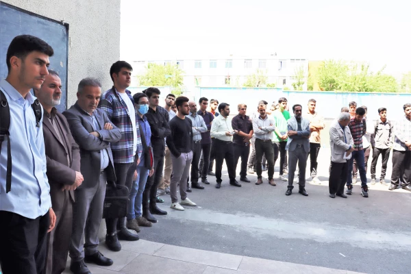 تجمع و اعلام همبستگی اساتید، کارکنان و دانشجو معلمان مرکز شهید بهشتی در حمایت از دانشگاهیان حامی مردم بی گناه غزه  7