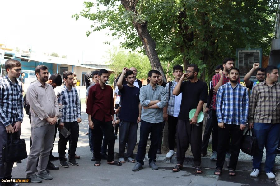 تجمع و اعلام همبستگی اساتید، کارکنان و دانشجو معلمان مرکز شهید بهشتی در حمایت از دانشگاهیان حامی مردم بی گناه غزه  8