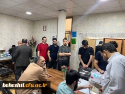 هماهنگی جهت حضور صندوق سیار اخذ رای در سرای دانشجویی مرکز آموزش عالی شهید بهشتی 3