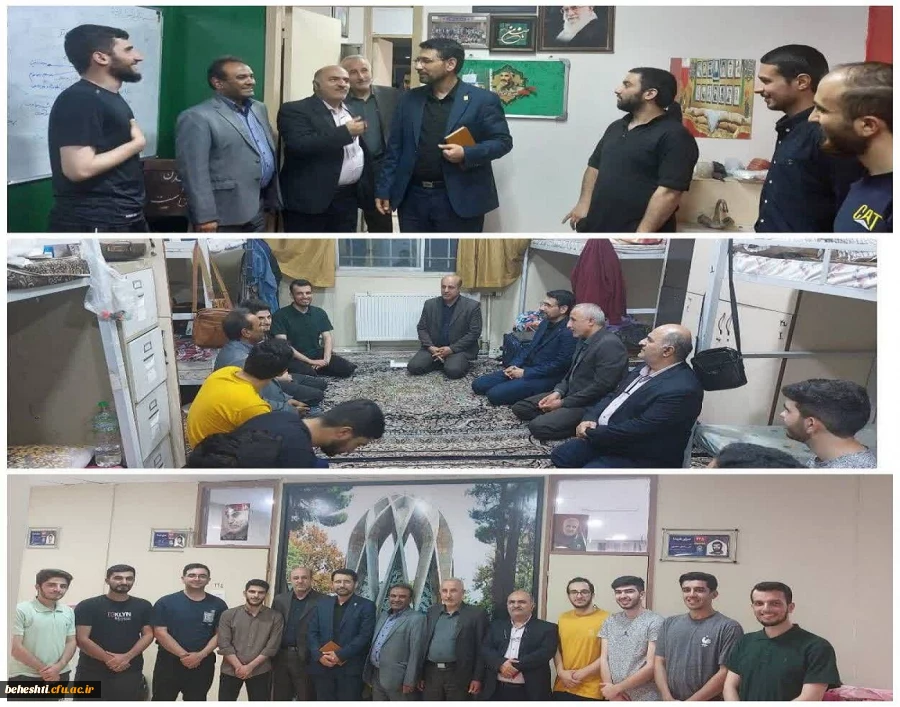 بازدید و دیدار صمیمی سرپرست معاونت فرهنگی و تربیتی دانشگاه با دانشجومعلمان 2