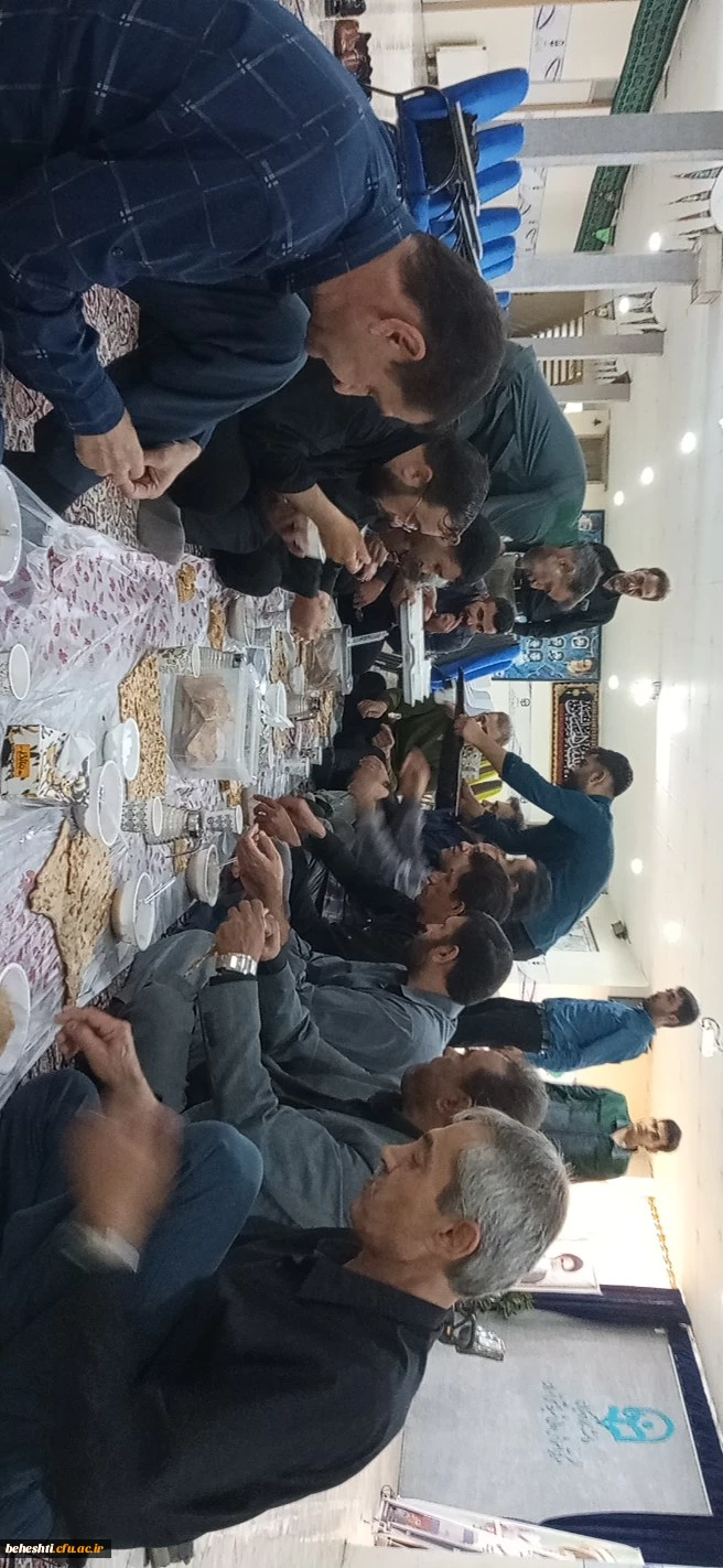 مراسم زیارت عاشورا و نوحه خانی در مرکز آموزش عالی شهید بهشتی 4