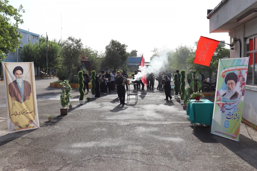 آیین بدرقه کاروان زیارتی اربعین حسینی(ع) 6