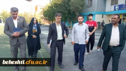 بازدید مدیر کل تربیت بدنی دانشگاه 6