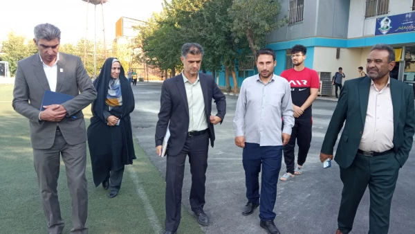 بازدید مدیر کل تربیت بدنی دانشگاه 6
