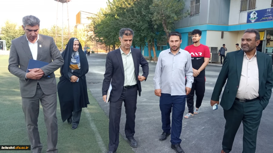 بازدید مدیر کل تربیت بدنی دانشگاه 6