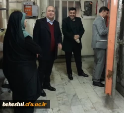 بازدید از وضعیت آشپزخانه، سلف سرویس، انبار و سردخانه مرکز آموزش عالی شهید بهشتی 3