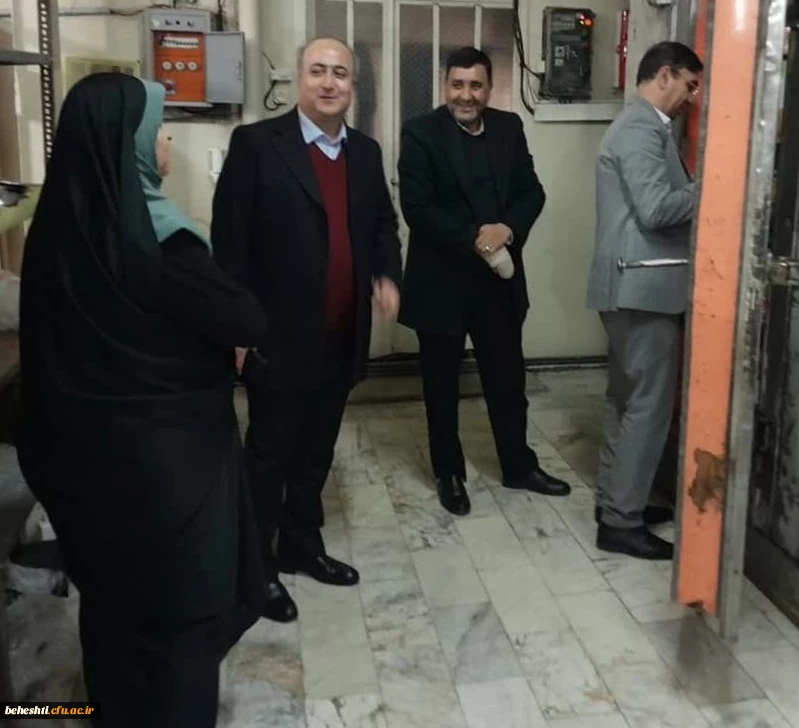 بازدید از وضعیت آشپزخانه، سلف سرویس، انبار و سردخانه مرکز آموزش عالی شهید بهشتی 3
