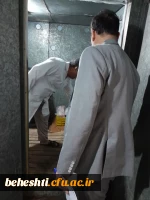 بازدید از وضعیت آشپزخانه، سلف سرویس، انبار و سردخانه مرکز آموزش عالی شهید بهشتی 5