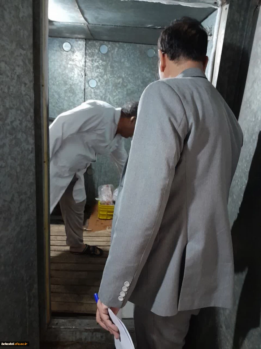 بازدید از وضعیت آشپزخانه، سلف سرویس، انبار و سردخانه مرکز آموزش عالی شهید بهشتی 5