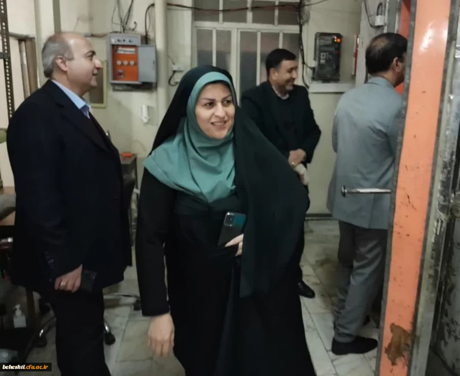 بازدید از وضعیت آشپزخانه، سلف سرویس، انبار و سردخانه مرکز آموزش عالی شهید بهشتی 11
