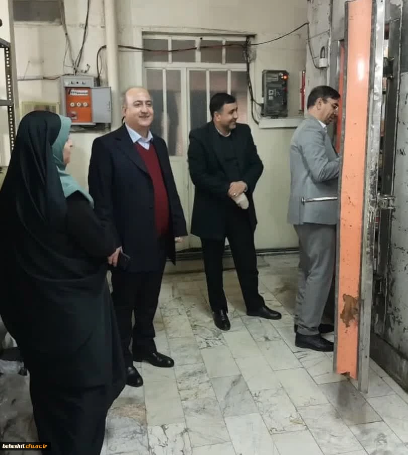 بازدید از وضعیت آشپزخانه، سلف سرویس، انبار و سردخانه مرکز آموزش عالی شهید بهشتی 2