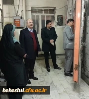 بازدید از وضعیت آشپزخانه، سلف سرویس، انبار و سردخانه مرکز آموزش عالی شهید بهشتی 2