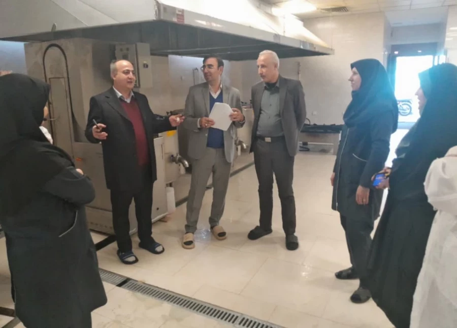 بازدید از وضعیت آشپزخانه، سلف سرویس، انبار و سردخانه مرکز آموزش عالی شهید بهشتی 8