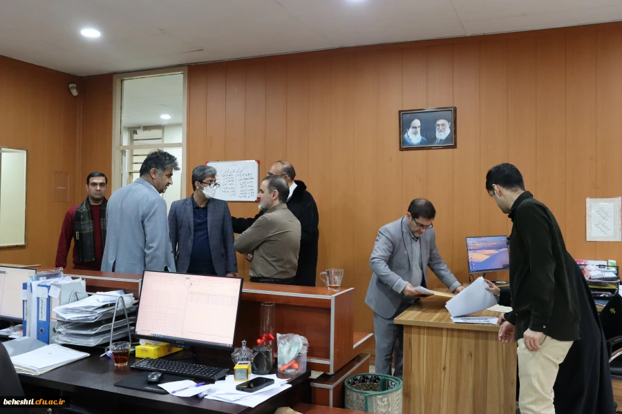 بازدید تیم نظارت استان از روند برگزاری امتحانات مرکز آموزش عالی شهید بهشتی 4