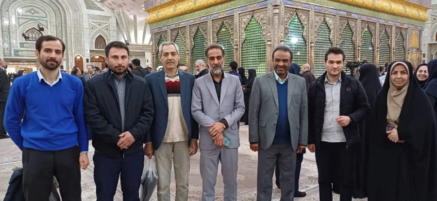 حضور همکاران در مراسم تجدید میثاق دانشگاهیان با آرمان های حضرت امام خمینی(ره) و تجدید بیعت با مقام معظم رهبری(مدظله العالی) 2