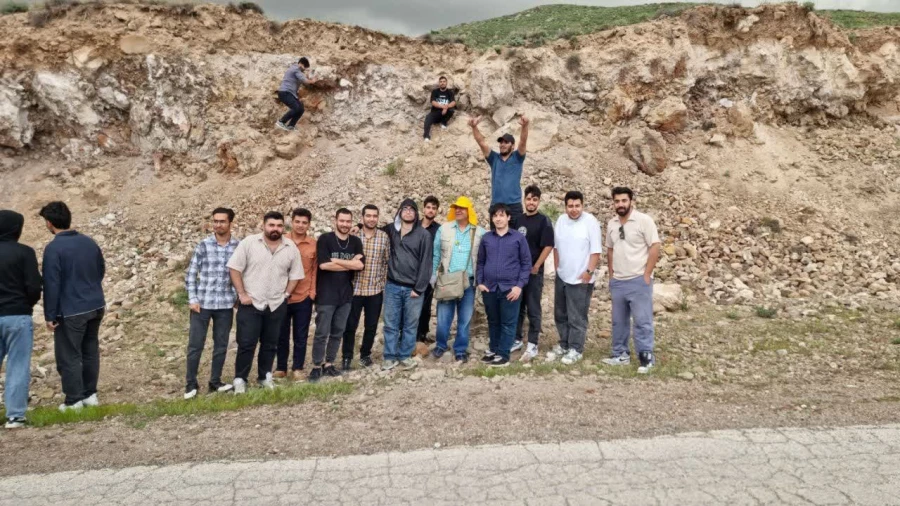 بازدید علمی زمین شناسی دانشجومعلمان مرکز ، از جاده هراز 5