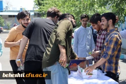 برپایی ایستگاه صلواتی به نیابت از 59 شهید دانشجو معلم 3