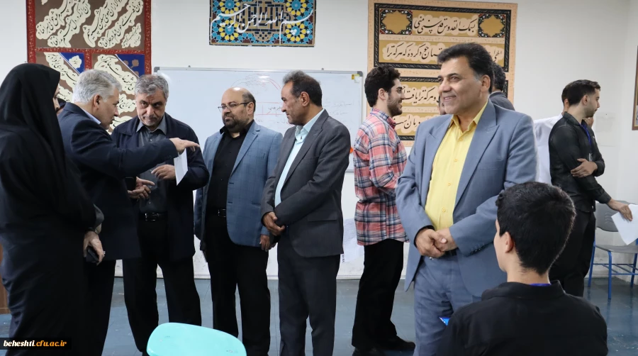 حضور ایوب ابراهیمی در آخرین روز از فرایند ارزیابی کانون های مرکز شهید بهشتی 2