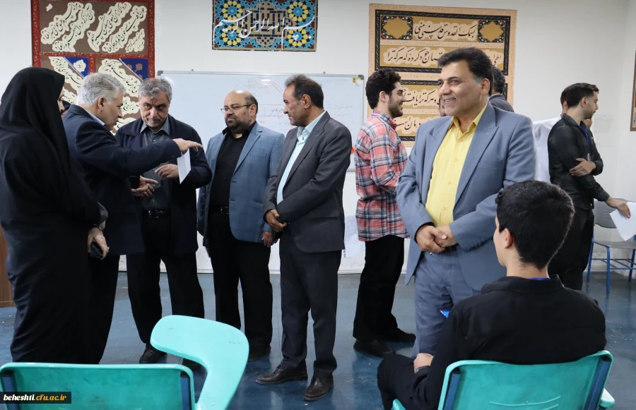 حضور ایوب ابراهیمی در آخرین روز از فرایند ارزیابی کانون های مرکز شهید بهشتی 2