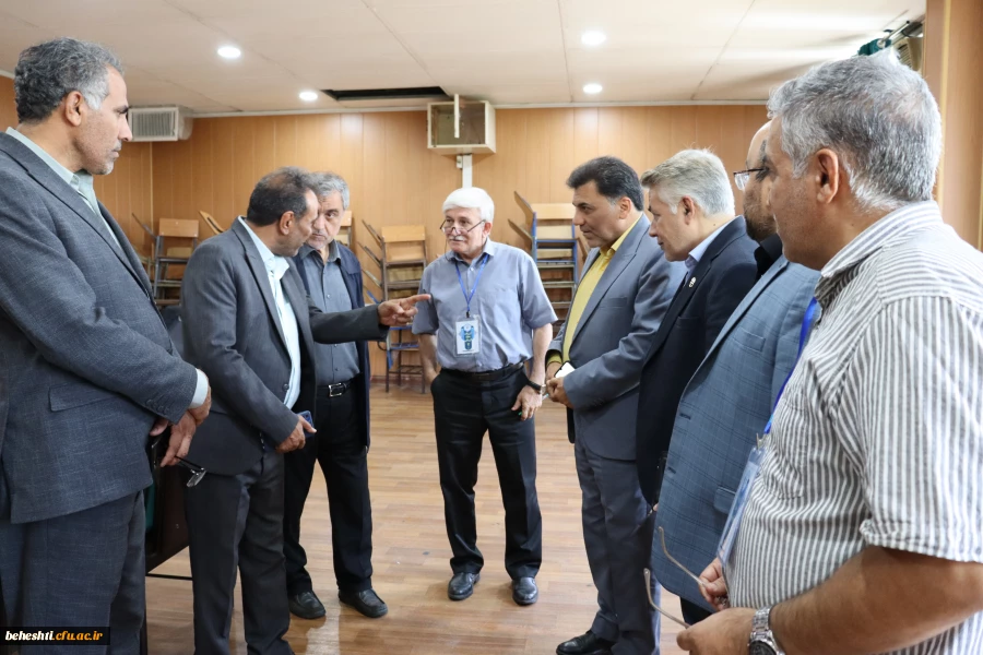 حضور ایوب ابراهیمی در آخرین روز از فرایند ارزیابی کانون های مرکز شهید بهشتی 3