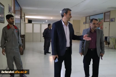 بازدید دکتر کامیاب از خوابگاه و امتحانات مرکز شهید بهشتی