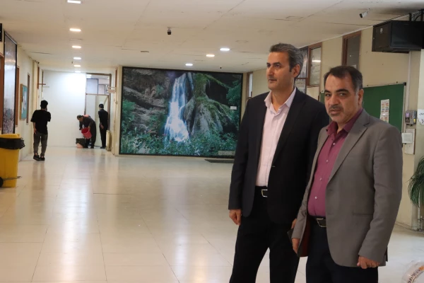بازدید دکتر کامیاب از خوابگاه و امتحانات مرکز شهید بهشتی 3