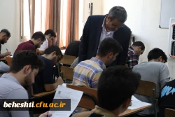 بازدید دکتر کامیاب از خوابگاه و امتحانات مرکز شهید بهشتی 4