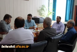 جلسه مدیران گروه با موضوع دانشجویان دوره مشترک(مدرک دوگانه) 2