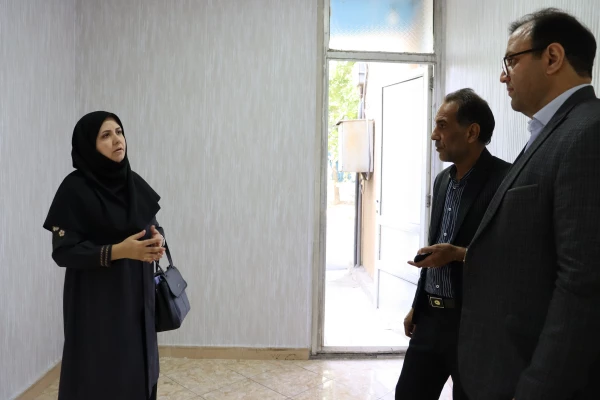 بازدید رئیس اداره منابع انسانی از مرکز شهید بهشتی 3