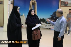 حضور ناظر استان سیستان و بلوچستان بهمراه نماینده دانشجویی استان تهران در مرکز بهشتی 3