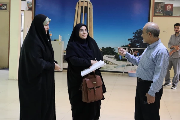 حضور ناظر استان سیستان و بلوچستان بهمراه نماینده دانشجویی استان تهران در مرکز بهشتی 3