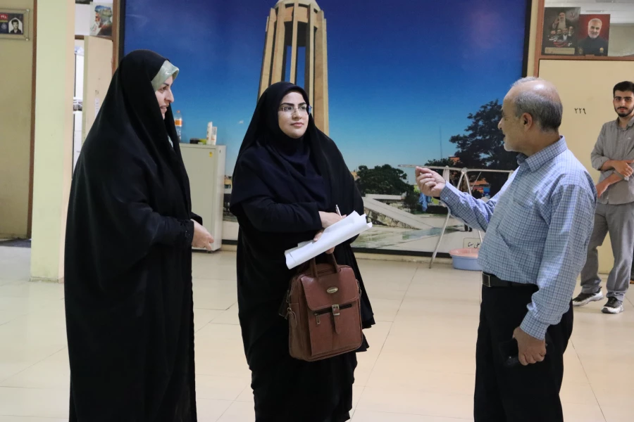حضور ناظر استان سیستان و بلوچستان بهمراه نماینده دانشجویی استان تهران در مرکز بهشتی 3