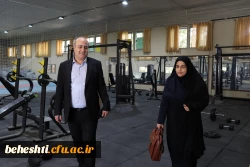 حضور ناظر استان سیستان و بلوچستان بهمراه نماینده دانشجویی استان تهران در مرکز بهشتی 6