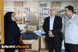 حضور ناظر استان سیستان و بلوچستان بهمراه نماینده دانشجویی استان تهران در مرکز بهشتی 7
