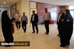 حضور ناظر استان سیستان و بلوچستان بهمراه نماینده دانشجویی استان تهران در مرکز بهشتی 9