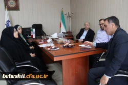 حضور ناظر استان سیستان و بلوچستان بهمراه نماینده دانشجویی استان تهران در مرکز بهشتی 10