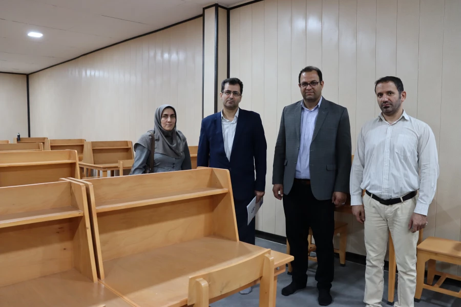 بازدید مسئولان دانشگاه فرهنگیان از واحد کتابخانه مرکز شهید بهشتی 3