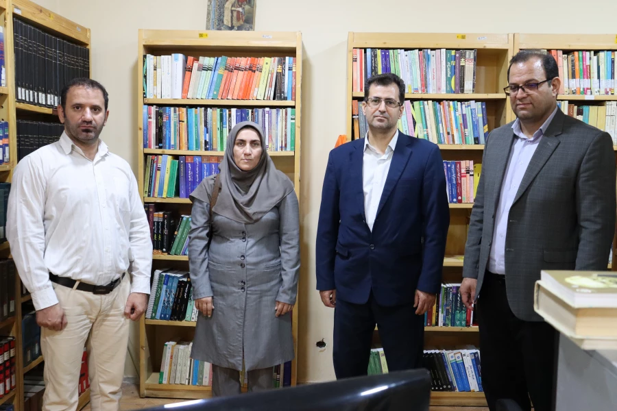بازدید مسئولان دانشگاه فرهنگیان از واحد کتابخانه مرکز شهید بهشتی 4