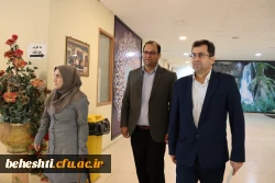 بازدید مسئولان دانشگاه فرهنگیان از واحد کتابخانه مرکز شهید بهشتی 5