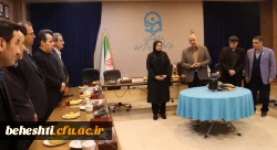 حضور دکتر صبوری در مرکز شهید بهشتی و رونمایی از کتاب دکتر امانی و شه دوست 2