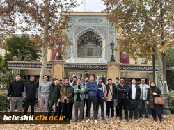 بازدید دانشجو معلمان از مدرسه دارالفنون، کتابخانه و باغ ملی ملک 6