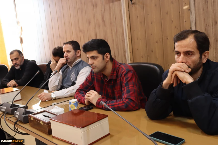 جلسه هماهنگی امتحانات پایان ترم در مرکز آموزش عالی شهید بهشتی 3